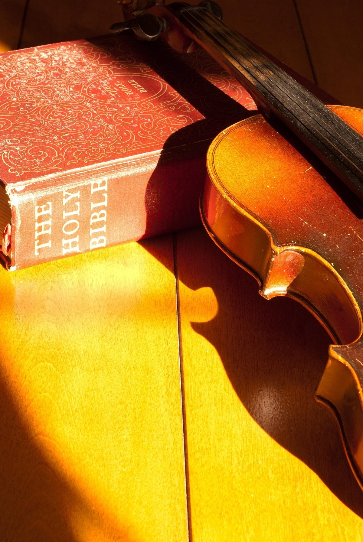 Bible Violin Watercolor Christian Wall Art (Digital Download) — image 3