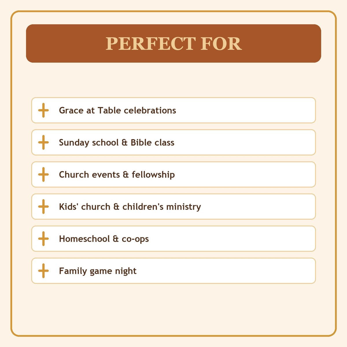 Grace at the Table Bingo, 60 Printable Bingo Cards, Christian Grace at Table Game, Sunday School & Church Activity, Instant Download — image 5